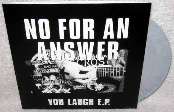 NO FOR AN ANSWER "You Laugh EP" 7" (Rev) Grey Marble Vinyl